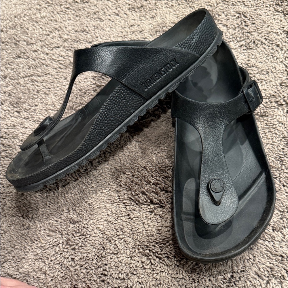 Birkenstock Black Thong Sandals